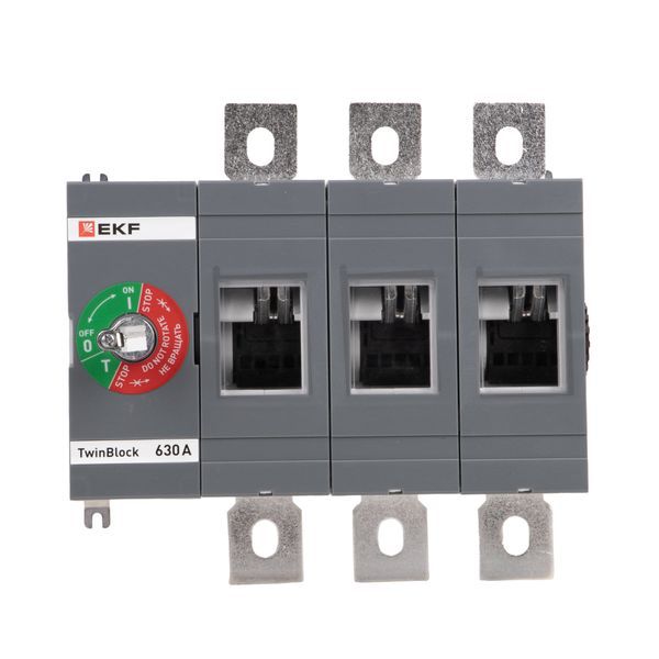 Рубильник 3п 630А без рукоятки управления TwinBlock PROxima EKF tb-s-630-3p