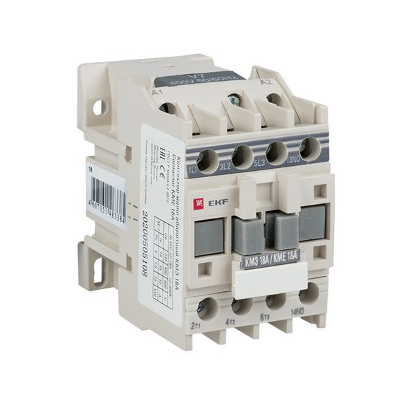Контактор КМЭ-1 18А кат. 110В AC 1НО EKF ctr-s-18-110