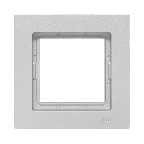 Рамка 1-м Эпика IP44 пластик алюм. EKF UP1-FPA-01-44