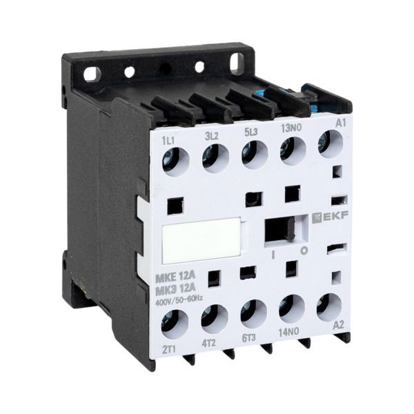 Контактор МКЭ-1 12А кат. 230В AC 1НО EKF Mctr-s-12-230