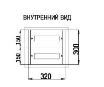 Корпус щита распределительного 500х800х140мм DIN-рейка 100M встраив. метал. сер. Cetinkaya Pano CPR824