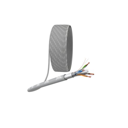 Кабель витая пара F/UTP кат.6 4х2х23 AWG CU PVC (уп.305м) F-4-PVC-6 Эра Б0053026