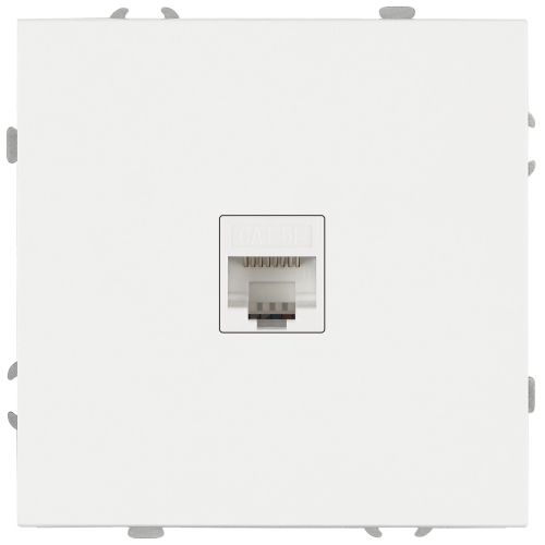 Розетка информационная 1-м СП Galaxy RJ45 16А IP20 250В бел. 15-3107-01 Эра Б0070735