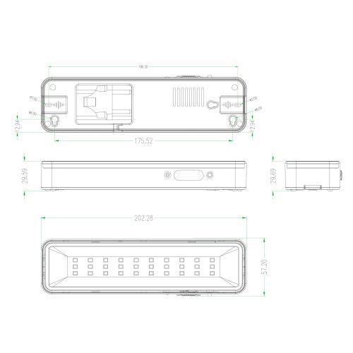 Светильник светодиодный DBA-105-0-20 30LED 5ч IP20 аварийный постоянный/непостоянный Эра Б0044398