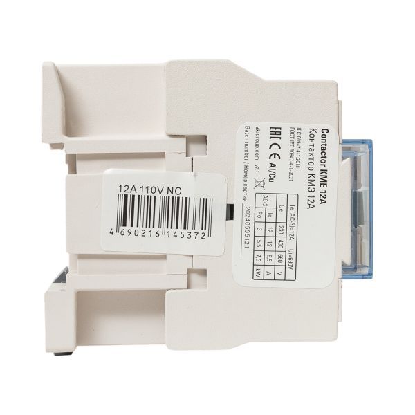 Контактор КМЭ-1 12А кат. 110В AC 1НЗ EKF ctr-s-12-110-nc