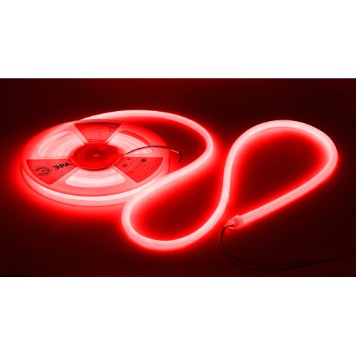 Лента светодиодная LS2835-9.6-120-24-R-IP68-5м 24В термостойкая для бани в комплекте: 2 заглушки; 10 крепежей красн. (уп.5м) Эра Б0062345