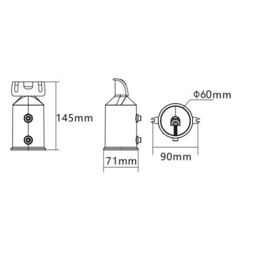Светильник светодиодный SPP-507-0-50K-100 100Вт 5000К IP65 100000лм КСС Ш DOB SMD 60мм консольный регулир. угол наклона Эра Б0068904