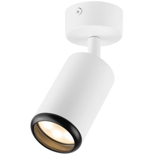 Светильник OL55 MR16 GU10 IP20 WH/BK настен./потолочн. спот бел./черн. Эра Б0061888