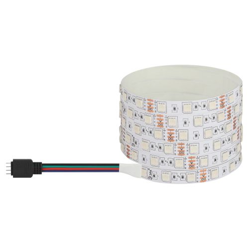 Комплект светодиодной ленты 5050kit-14.4-60-12-IP20-RGB разноцвет. 12В (в комплекте: LED лента на двустороннем скотче; источник питания; контроллер; пульт управления; коннекторы) (уп.5м) Эра Б0043067