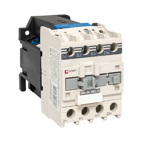 Контактор КМЭп-3 25А кат. 220В DC 1НЗ EKF ctr-s-25-220-nc-p