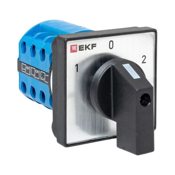 Переключатель кулачковый ПК-1-23 3П 10А "1-0-2" EKF pk-1-23-10