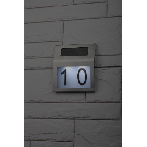 Номер дома ERAFS048-09 2LED с подсветкой солнечная батарея ЭРА Б0044249
