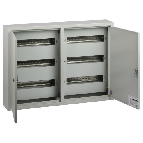 Корпус навесной ЩРН-90 500х680х120 IP31 УХЛЗ двухдверный метал. сер. sсrn90 Эра Б0062925