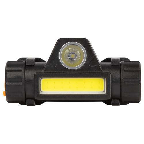 Фонарь светодиодный налобный GA-101 аккумуляторный 3Вт COB+3Вт LED 2 режима магнит Трофи Б0069568