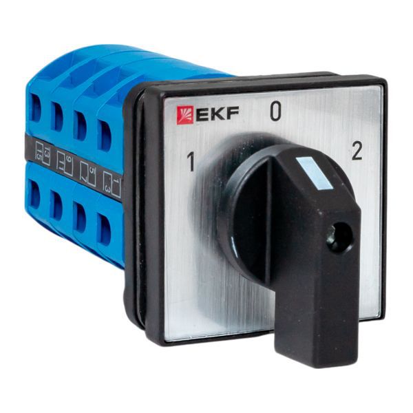 Переключатель кулачковый ПК-1-24 4п 25А "1-0-2" IP65 EKF pk-1-24-25-65