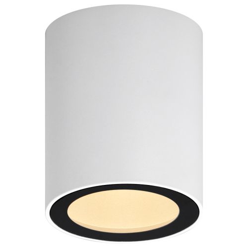 Светильник OL48 WH/BK MR16 GU10 IP44 настен./потолочн. спот черн./бел. Эра Б0059799
