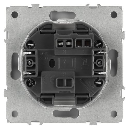 Кнопка СП 10А IP20 250В Galaxy алюм. 15-1109-03 Эра Б0070757
