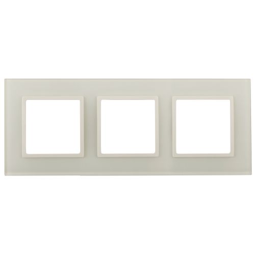 Рамка 3-м Elegance 14-5103-02 стекло слон. кость Эра Б0059171