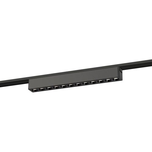 Светильник светодиодный трековый TRM-S5-2-12W4K-BK 12Вт 4000К с направленным светом для тонкого магнитного шинопровода черн. Эра Б0059050
