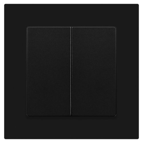 Переключатель 2-кл. СП Accent 6-107-05 10А IP20 250В AL/CU антрацит Intro Б0063564