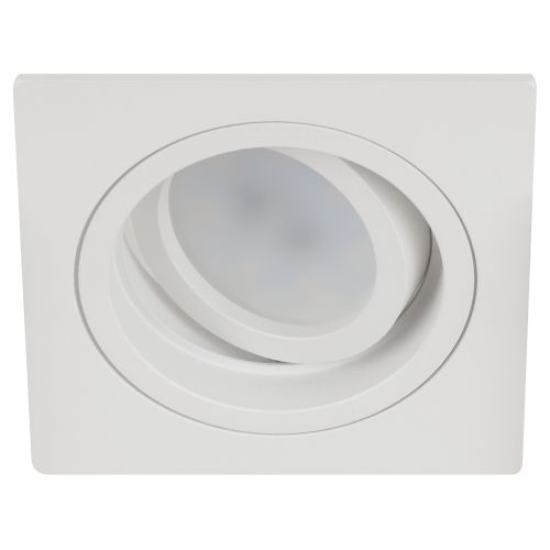 Светильник встраиваемый алюм. KL85 WH MR16/GU5.3 бел. Эра Б0054348