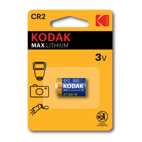 Элемент питания литиевый CR2 3В MAX Lithium (блист.1шт) 30956230-ru1 KODAK Б0014848
