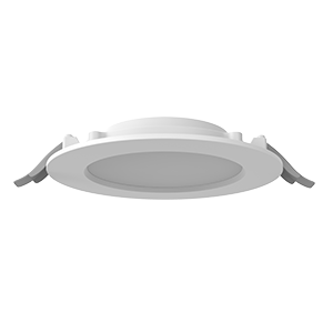 Светильник светодиодный DL-01 Slim 160мм 25Вт 4000К 176x39мм IP65/40 круглый встраив. с опаловым рассеив. RAL9003 бел. муар VARTON V1-RF-00083-10000-6502540