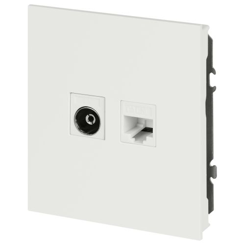 Розетка комбинированная СП Arktik RJ45 + TV 16А IP20 250В бел. матов. 16-3110-08 Эра Б0070501