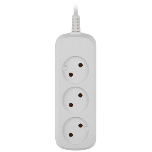 Удлинитель 3х1.5м без заземл. 6А IP20 GREEN LINE UDL-6-315 ШВВП 2х0.75 Эра Б0065043