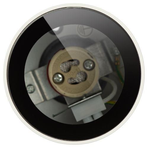 Светильник OL48 WH/BK MR16 GU10 IP44 настен./потолочн. спот черн./бел. Эра Б0059799