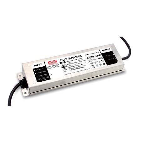 Драйвер для светодиодной ленты Meanwell 300Вт 24В ELG-300-24A IP65 246х77х39.5мм VARTON ELG-300-24A