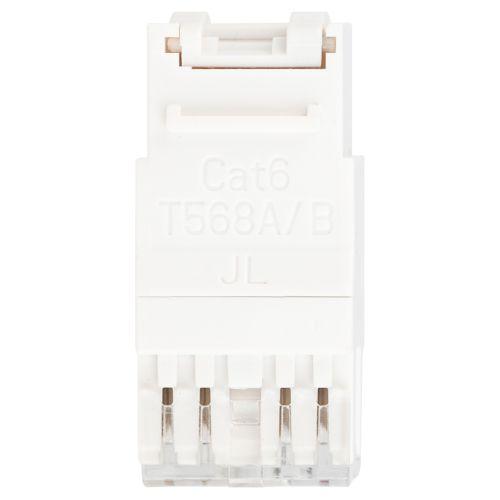 Люк 18-8002-01 коннектор RJ45 CAT6 UTP Keystone бел. Эра Б0063290