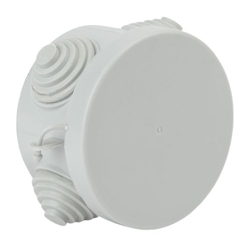 Коробка распаячная ОП КОР 65х40мм IP54 с гермовводами 4 входа KOR-65-40-4g Эра Б0037446