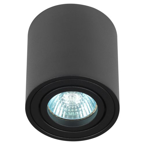 Светильник OL21 BK MR16/GU10 настен./потолочн. спот поворотн. черн. Эра Б0054393