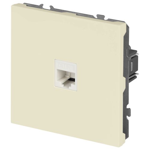 Розетка информационная 1-м СП Galaxy RJ45 16А IP20 250В сл. кость 15-3107-02 Эра Б0070737