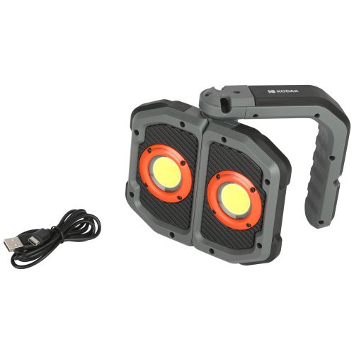 Фонарь-прожектор аккумуляторный рабочий RA-1001 25Вт LED+COB Li-ION 3.7В 4000мА/ч многофункциональный Powerbank IP44 KODAK Б0061029