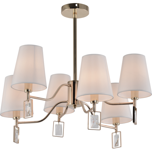 Люстра Cristal 2095-306 6хЕ14 40Вт классика Rivoli Б0062113