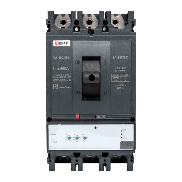 Выключатель автоматический 3п 630/400А 45кА ВА-99C Compact NS PROxima EKF mccb99c-630-400