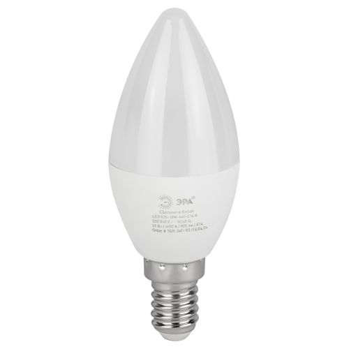 Лампа светодиодная RED LINE LED B35-10W-840-E14 R 10Вт B35 свеча 4000К нейтр. бел. E14 Эра Б0049642