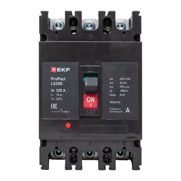 Выключатель автоматический 3п 225А 25кА LS250 ProPact EKF mccb-250-25-3-225-ls