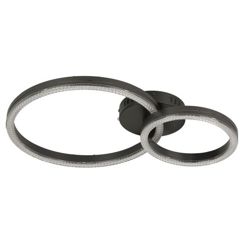 Светильник светодиодный Модерн Bloom CLL-1-78W 3K-6K RC BK 78Вт 3000-6000К с ДУ черн. Эра Б0069753