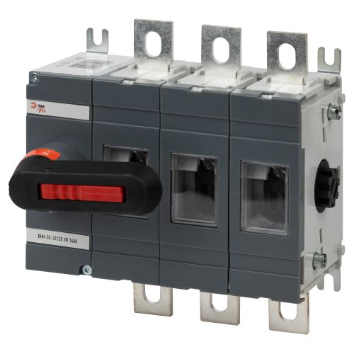 Выключатель-разъединитель ВНК-35-31130 PRO mvr20-3-160E 3П 160А с установленной фронтальной рукояткой управления Эра Б0054009