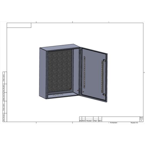 Корпус ЩМП-65.50.22 650х500х220 IP54 У2 OPTIMA c.6.5.2_5 метал. Эра Б0061603