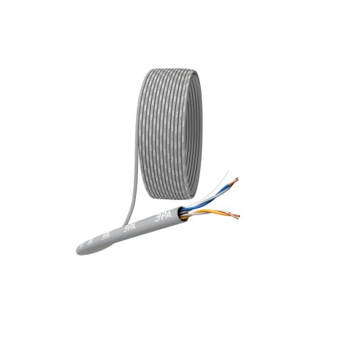 Кабель витая пара U/UTP кат.5E 2х2х24AWG CU PVC SIMPLE (уп.305м) UL-2-PVC Эра Б0044425