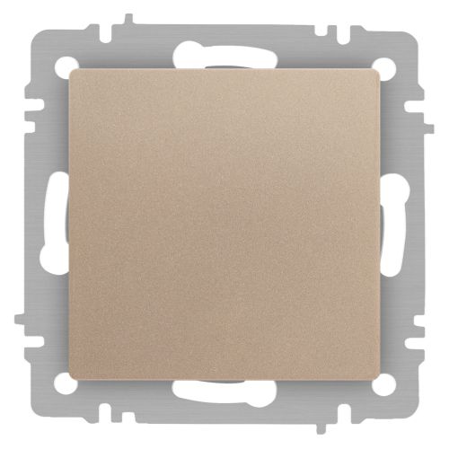 Кнопка Accent 6-109-04 10А-250В IP20 СУ шампань Intro Б0063610