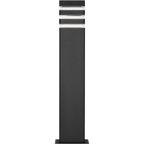 Светильник "Астрея" GBF-101-BL-0600 max 30Вт E27 IP54 230В 600х145х90мм уличный напольн. черн. Эра Б0069592