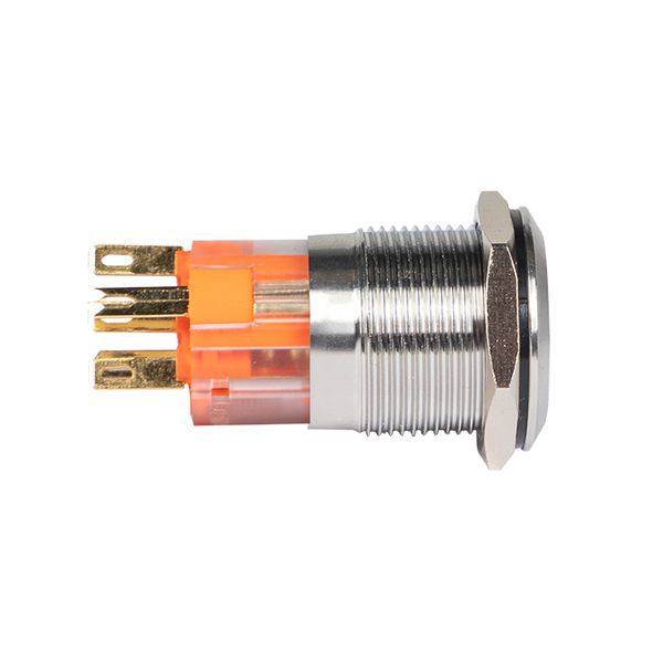 Кнопка S-Pro67 19мм без фикс. с оранж. подсветкой 230В PROxima EKF s-pro67-131