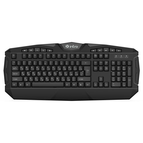 Комплект игровой клавиатура и мышь GXZ990 1200-3600dpi + коврик + гарнитура черн. А0036180 Intro Б0060195