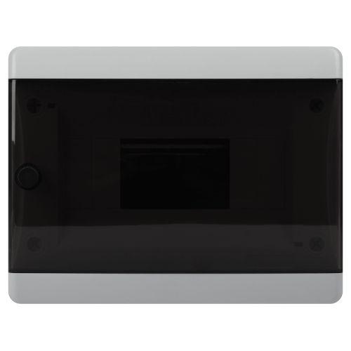Корпус навесной COMFORT ЩРН-П-8 IP41 прозр. крышка пластик. бел. bs8cw Эра Б0067224