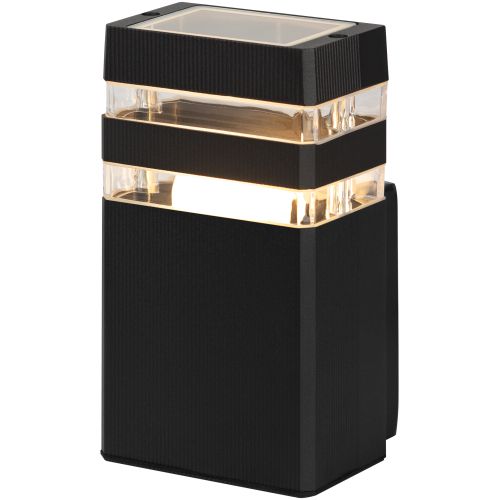 Светильник "Астрея" GBW-101-BL-0200 max 30Вт 1хE27 IP54 230В 200х110х95 уличный настен. вверх черн. Эра Б0069590